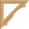 Ekena Millwork Balboa Traditional Rough Sawn Bracket, Western Red Cedar, 4"W x 34"D x 34"H BKT04X34X34BOA01RWR - alternate 2